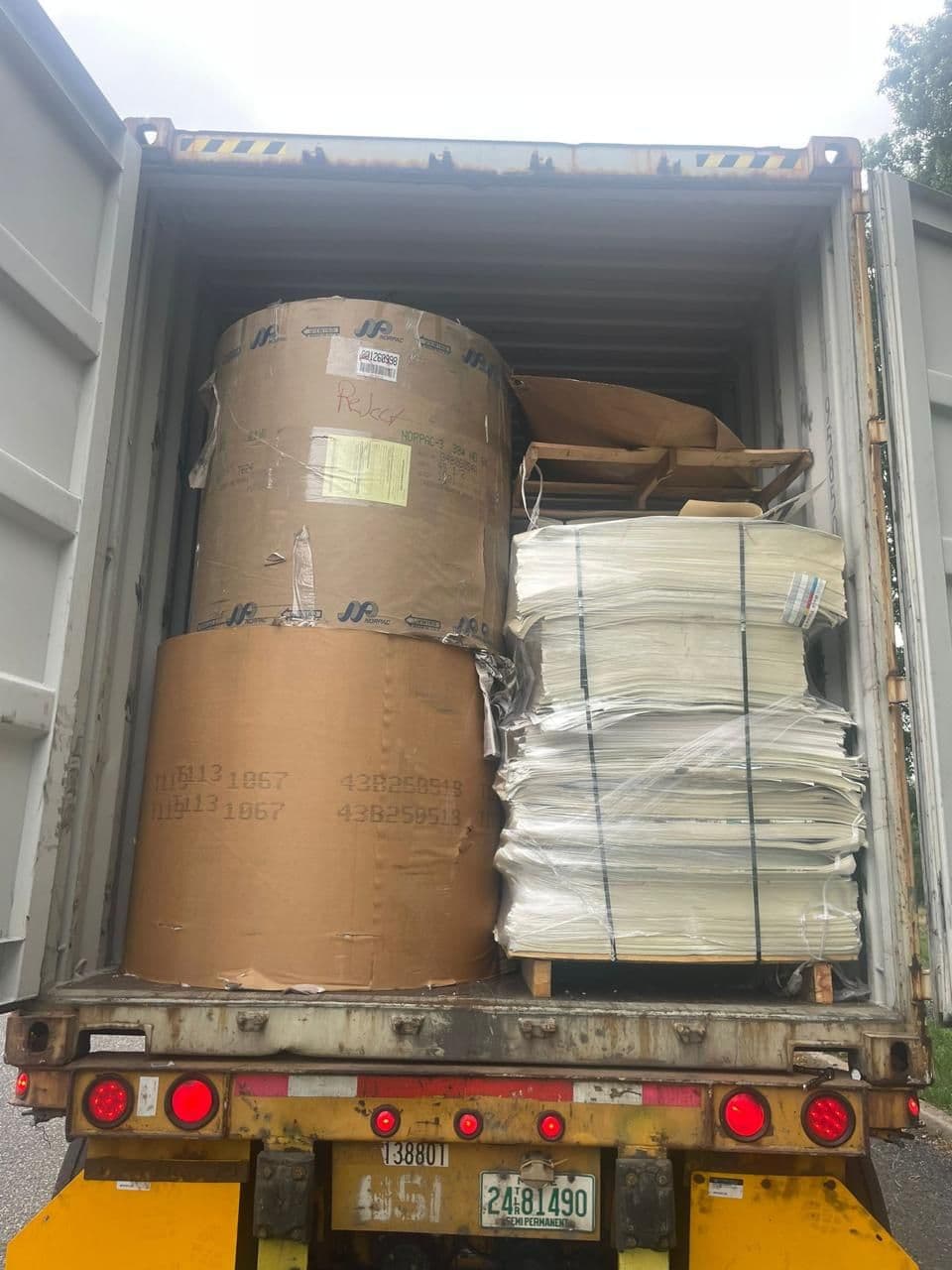 Specialty and foil-finish material rolls